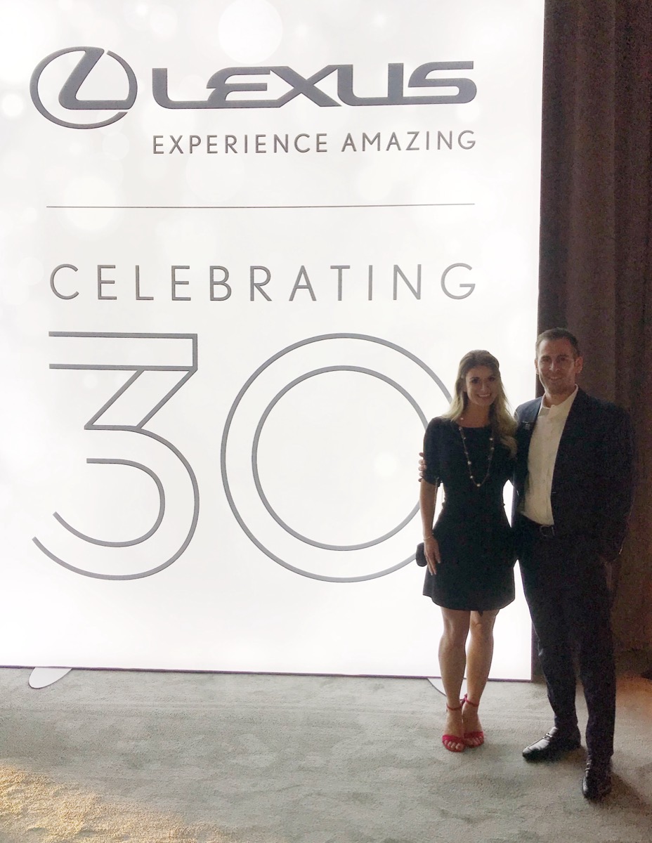 Hannah at a national Lexus dealer meeting